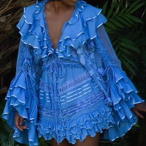 Fillyboo Lotus Duster in Vista Blue